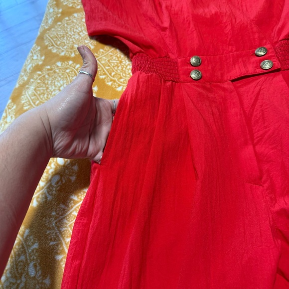 DEE CALIFORNIA Vintage Women’s Jumpsuit 7/8 Elastic Waist 80s style disco - Picture 3 of 15